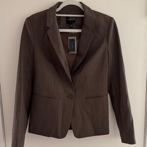 The Limited Dark Brown Blazer